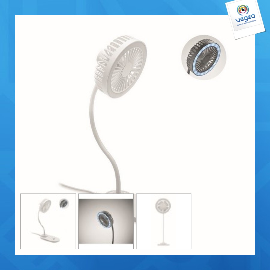 Viento - desk fan and light