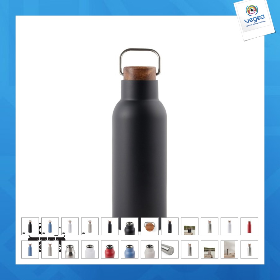 Vinga bouteille isotherme 580ml en acier rcs ciro