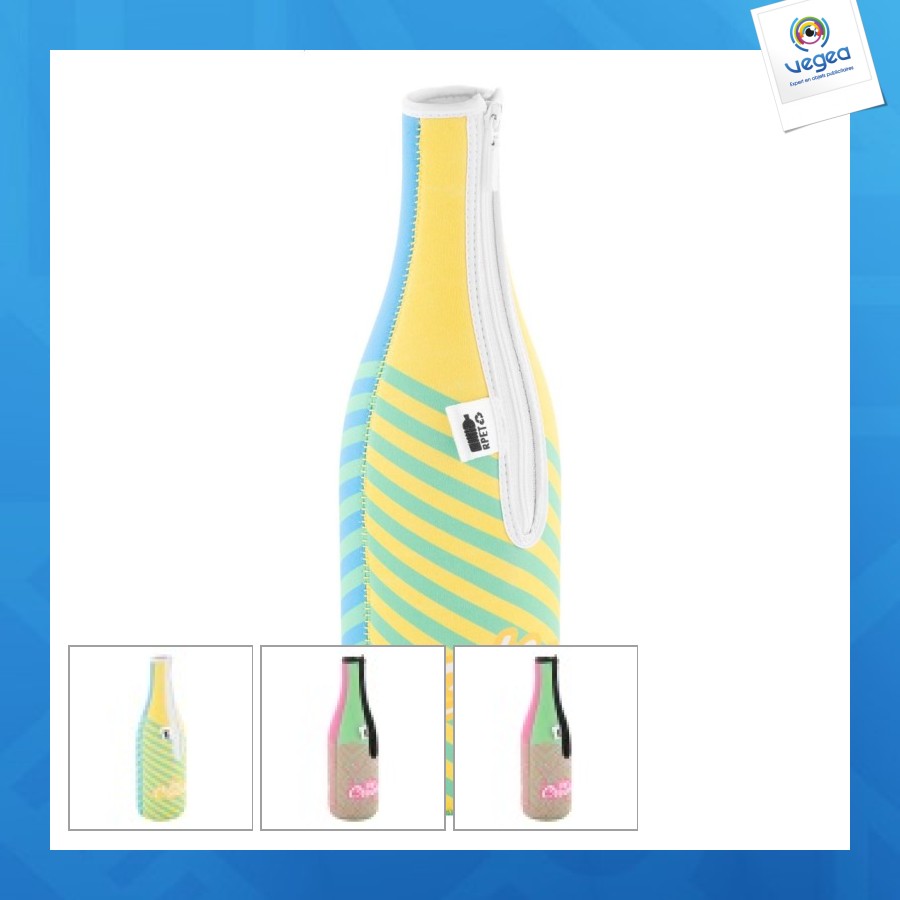 Vinoprint vinoprint rpet insulated cover for wine bottle