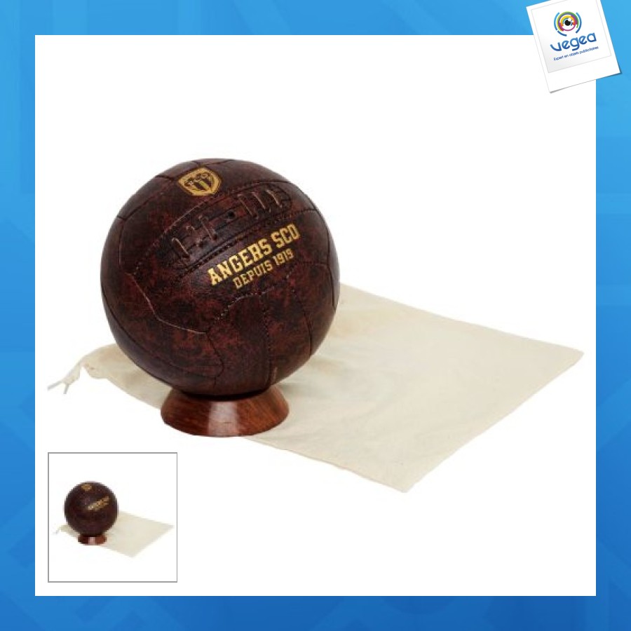 Vintage imitation leather football
