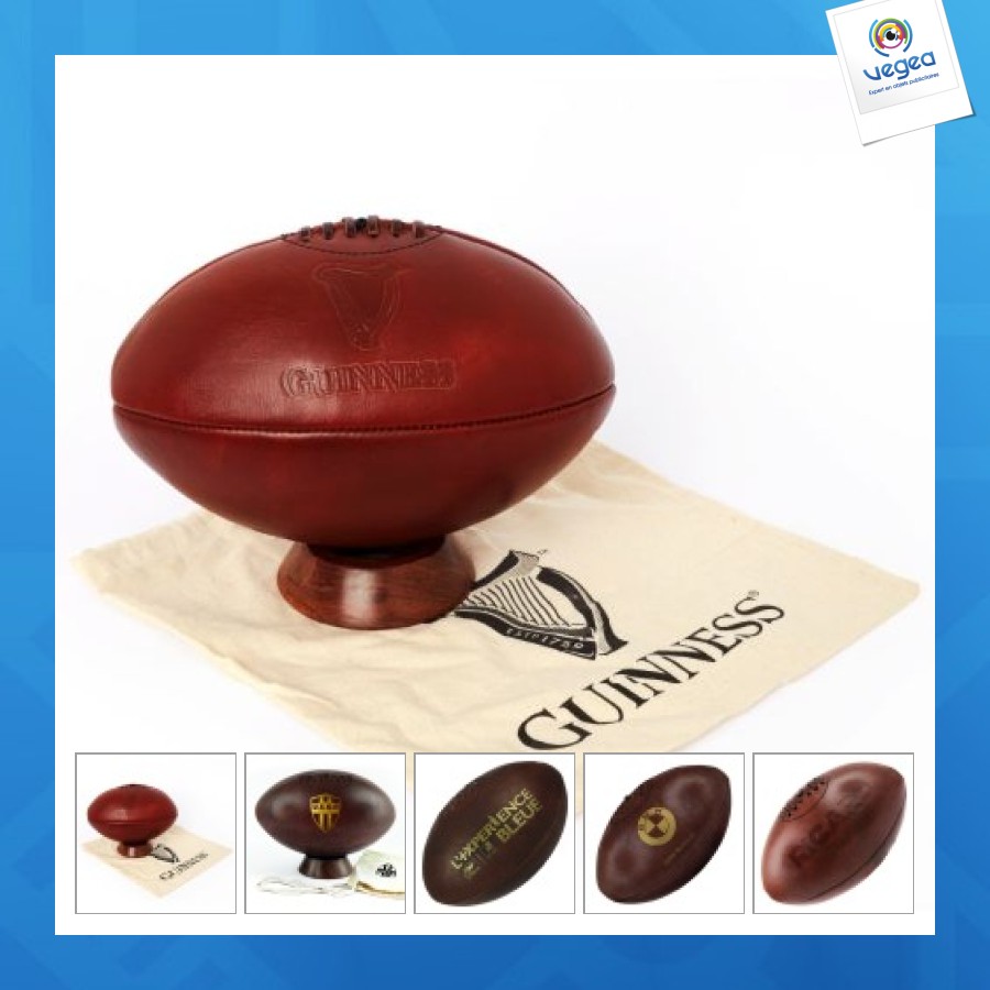 Vintage leather rugby ball 
