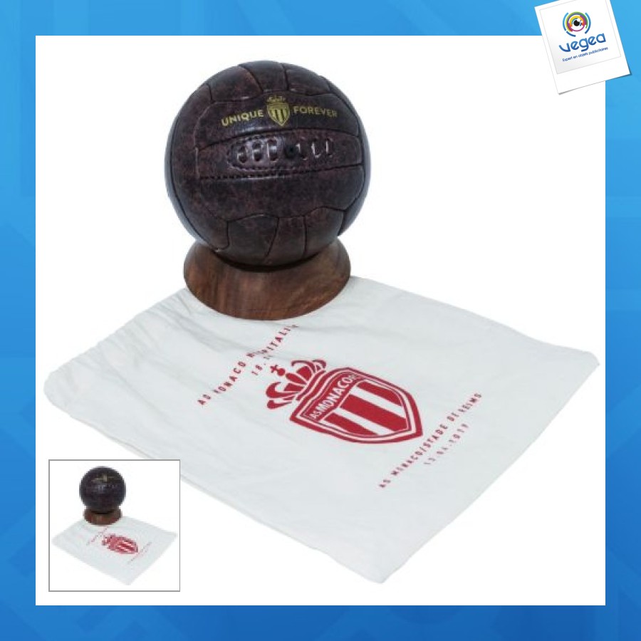 Vintage leatherette mini football