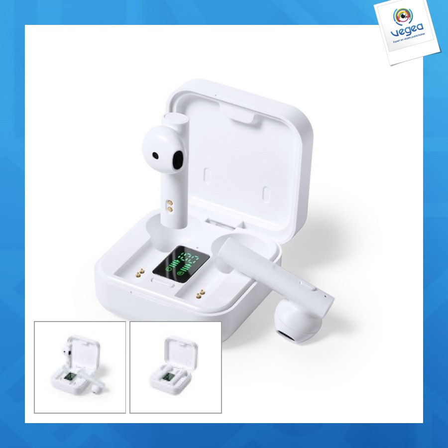 Vinzer - headphones, white finish, stylish with bluetooth® 5 connection