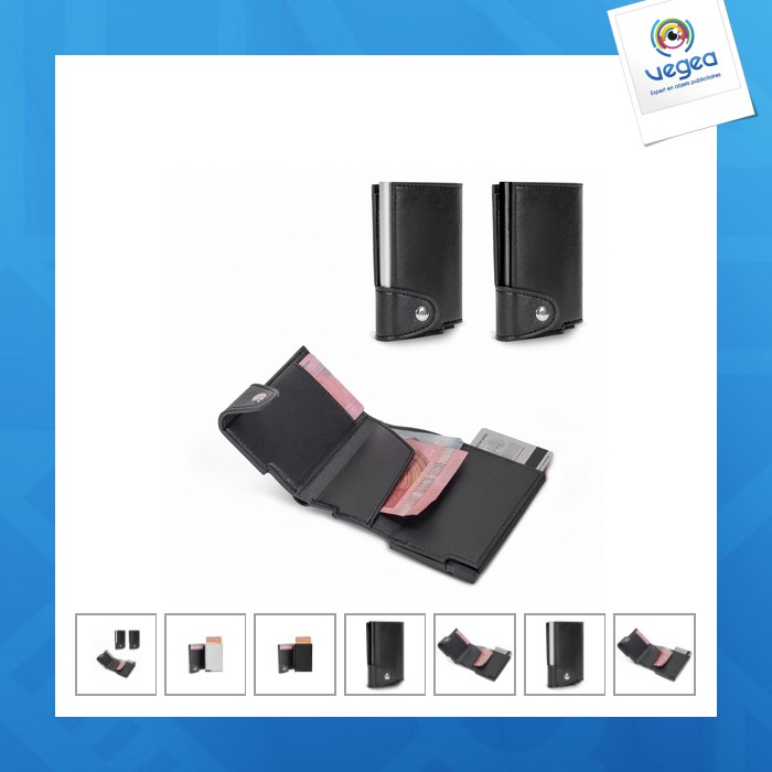 Wallet with rfid card holder