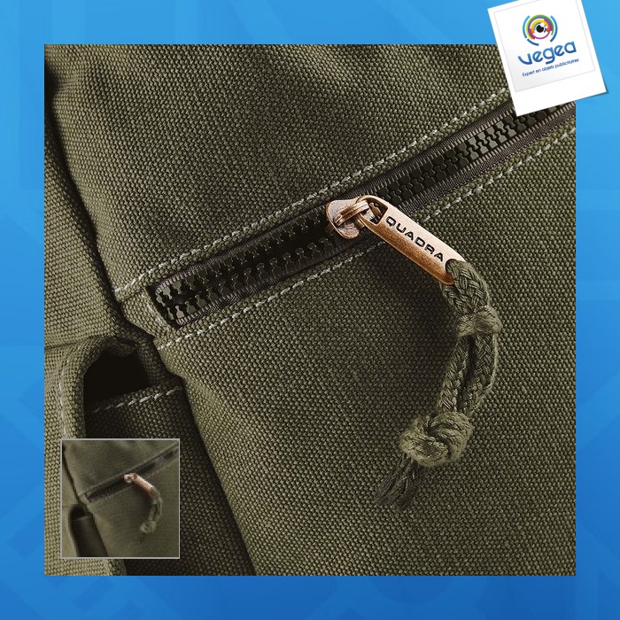 Washed canvas quadra backpack 