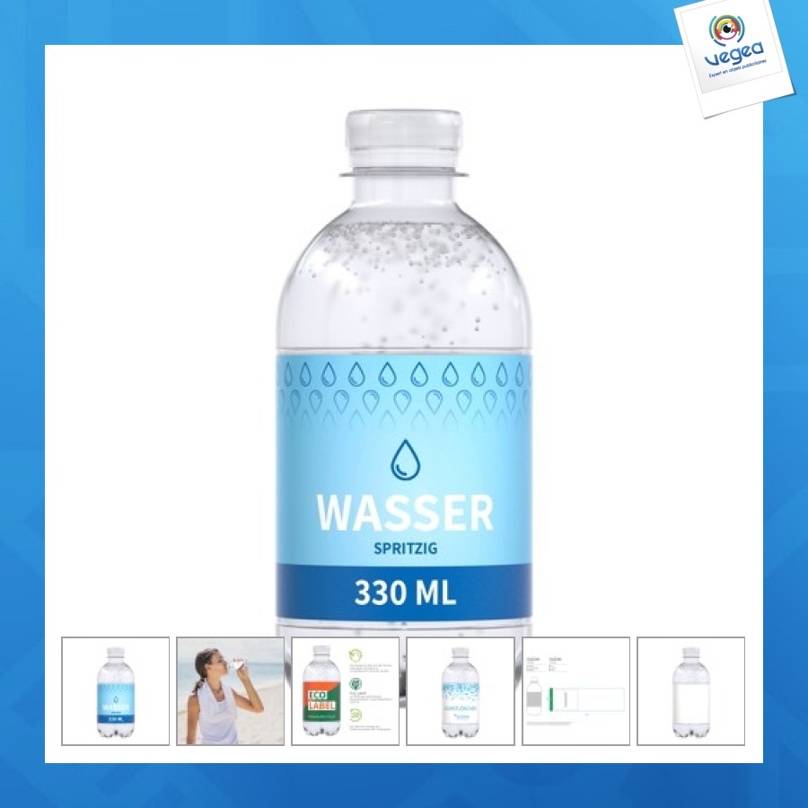 Water , 330 ml, sparkling