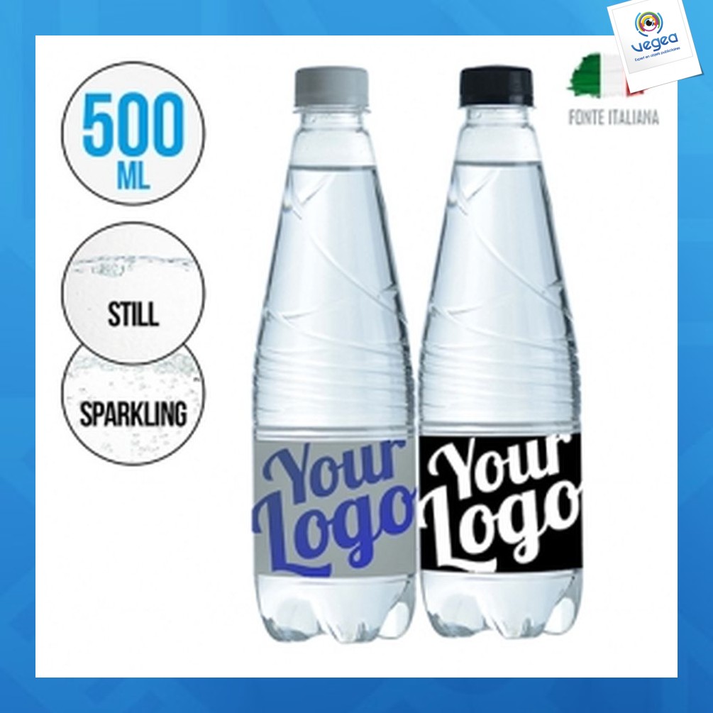 Water bottle 500ml pyramid design