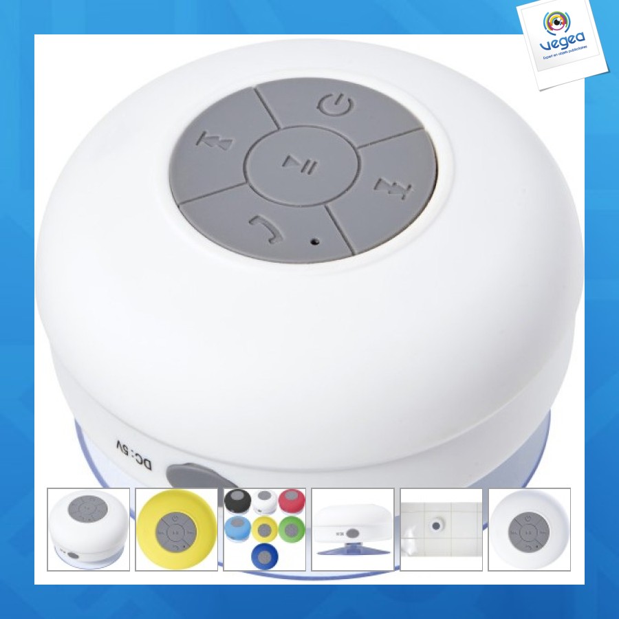 Waterproof bluetooth shower enclosure