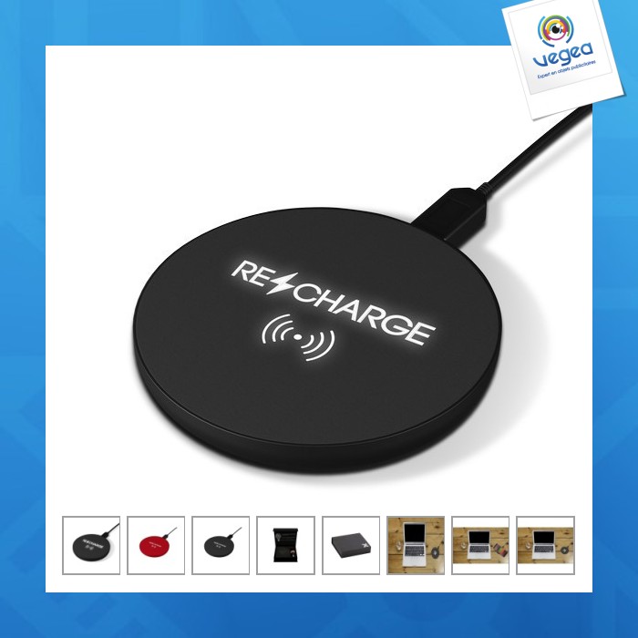 Wireless charger 10w illuminated