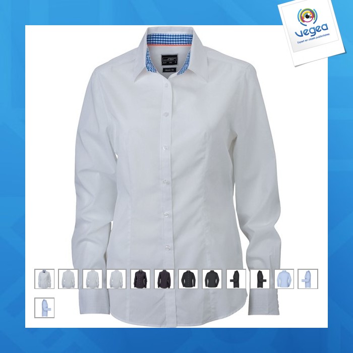 Women's long-sleeved shirt - james nicholson