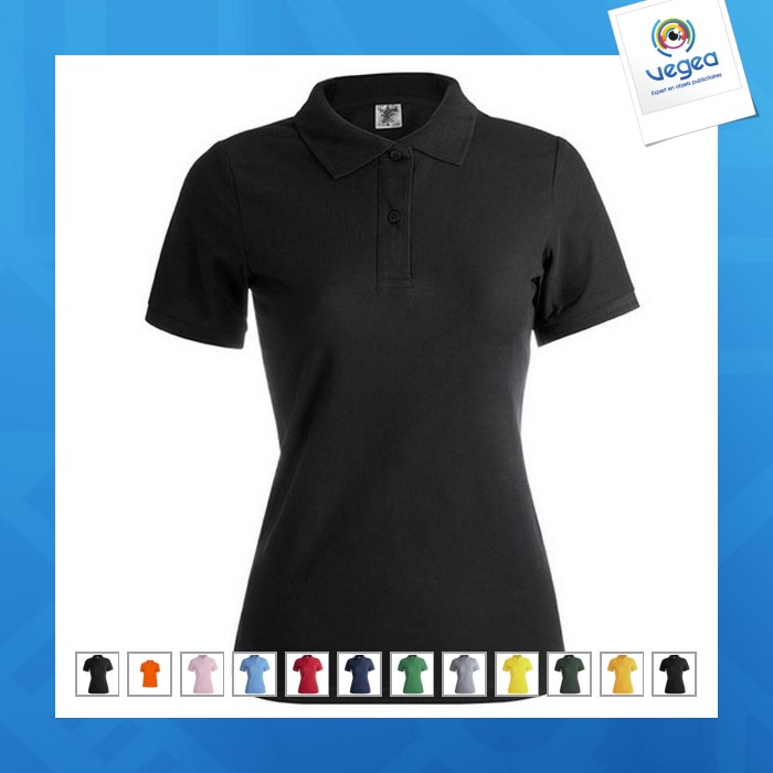 Women's polo shirt colour "keya" wps180