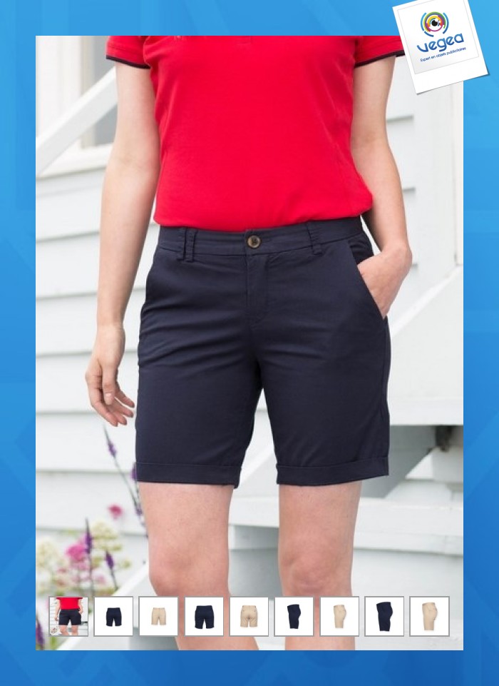 Women's stretch chino shorts 