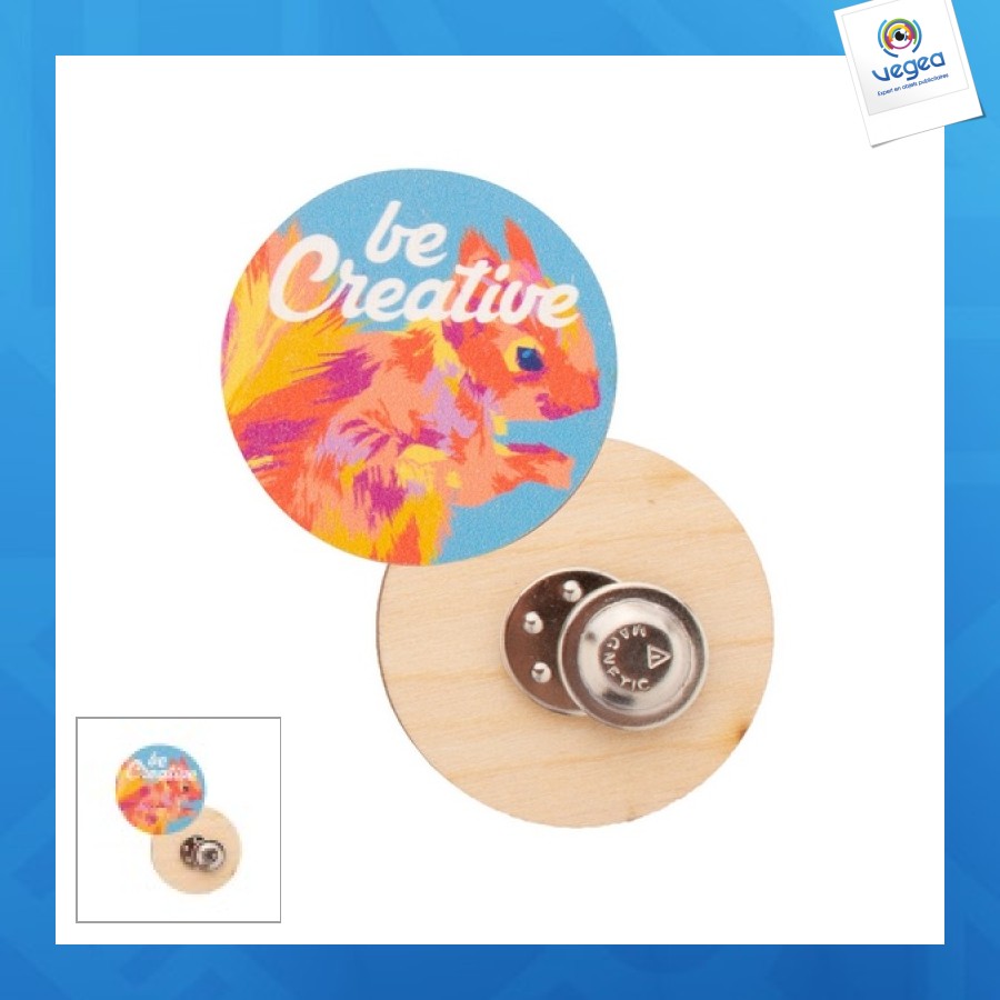 Woobadge magnetic badge