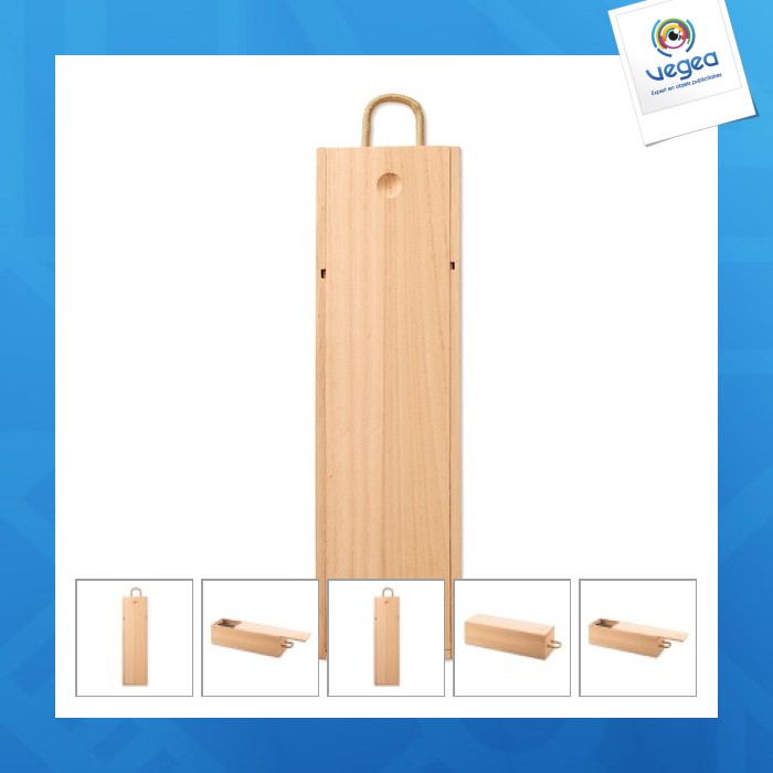 Wooden bottle box