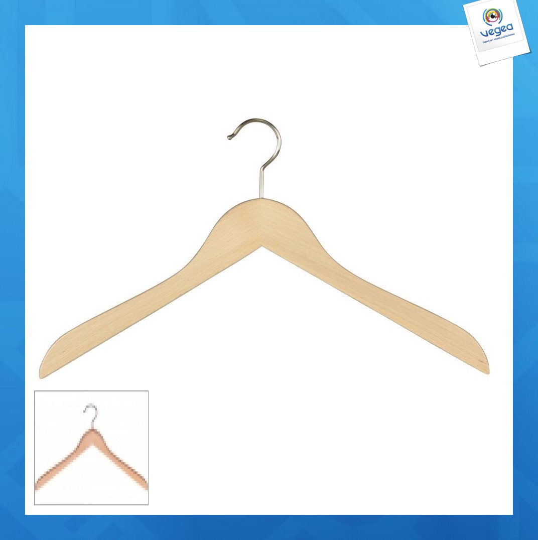 Wooden business hanger 45cm