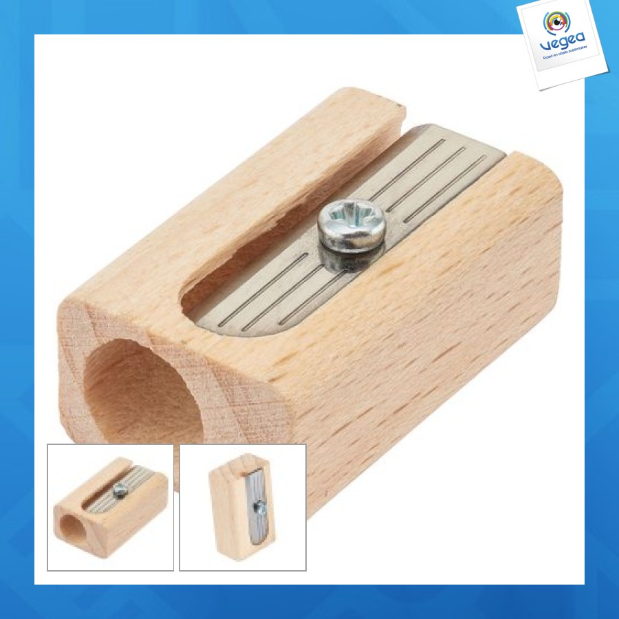 Wooden pencil sharpener 