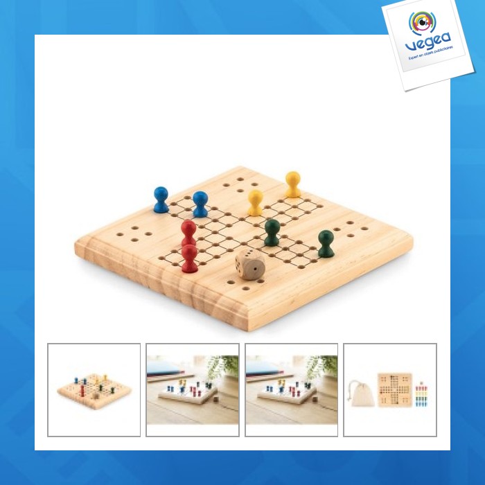Solitaire personnalisable en bois