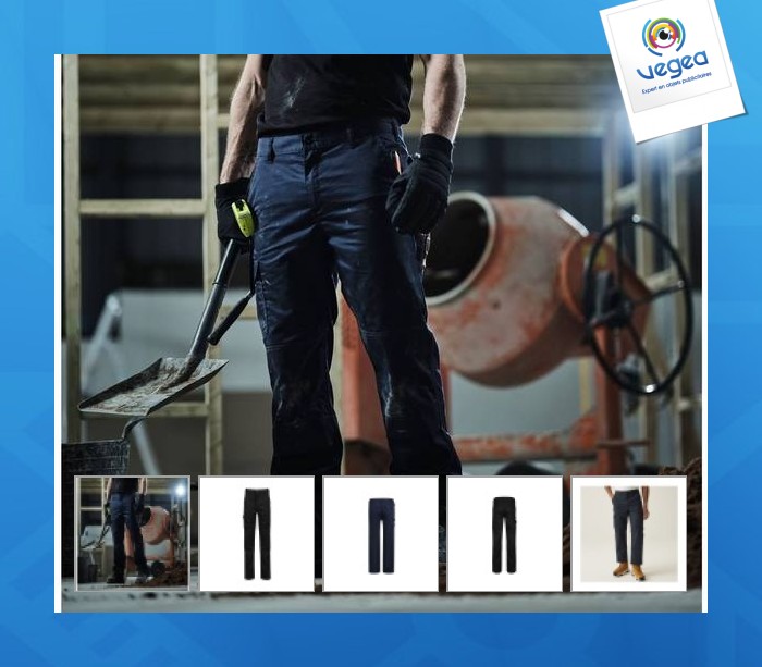 Work trousers with cargo pockets - pro cargo trousers