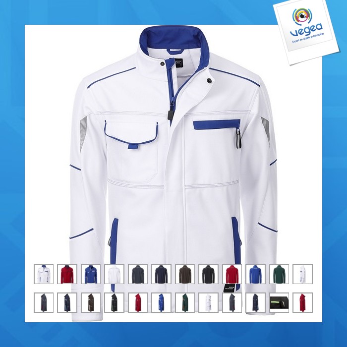 Workwear softshell jacket