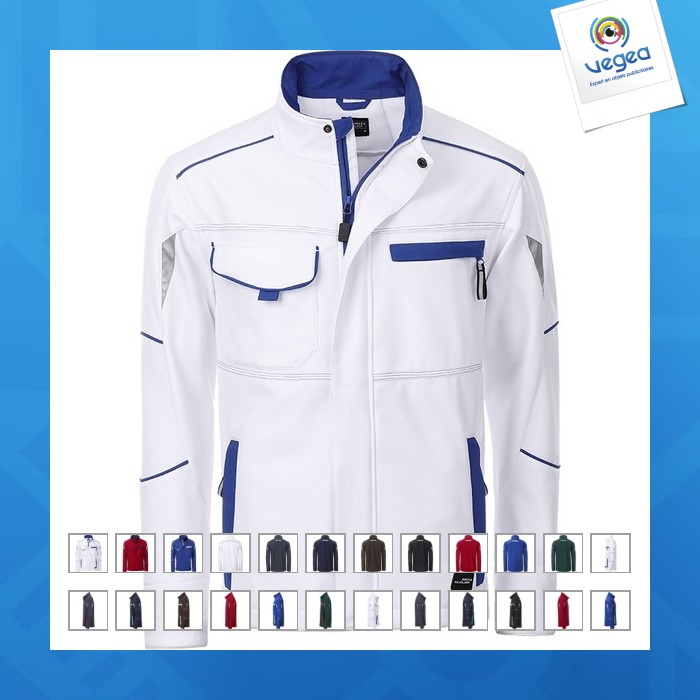 Workwear softshell jacket