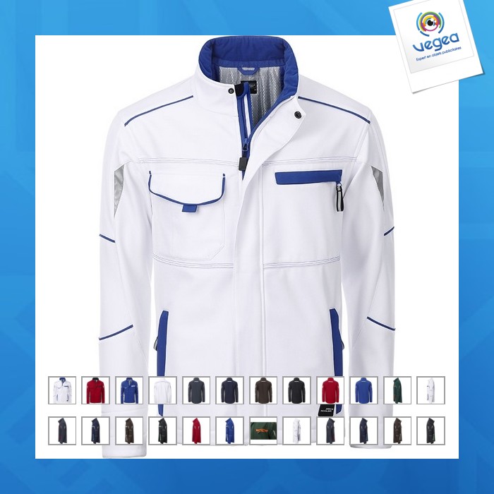 Workwear softshell jacket
