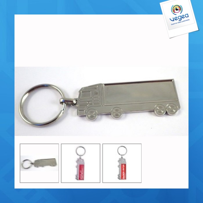 Zamac key ring truck shape 7 days delay