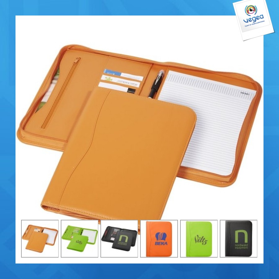 Zipped a4 conference folder ebony