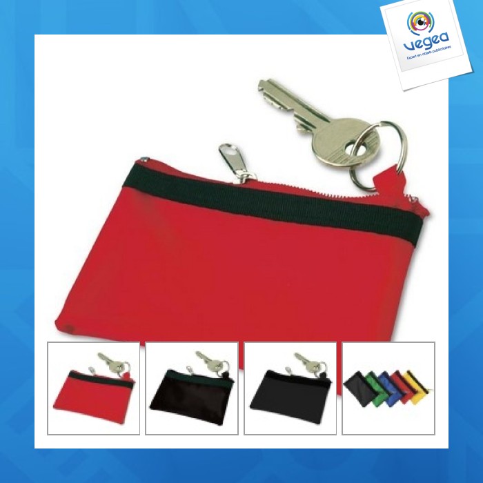 Zipped key ring